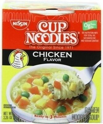 Chicken flavor ramen noodle soup