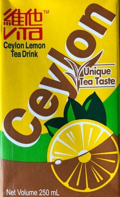 Ceylon lemon tea drink
