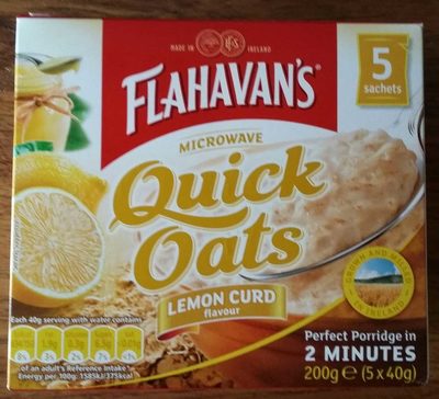 Flahavan's Quick Oats (Lemon Curd Flavour)