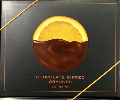 Chocolat Dipped Oranges