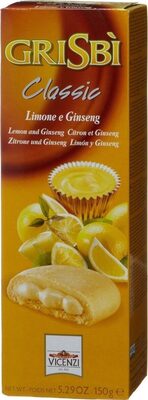 Biscuits with lemon filling pastries