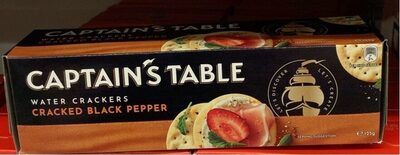 Crackers black pepper
