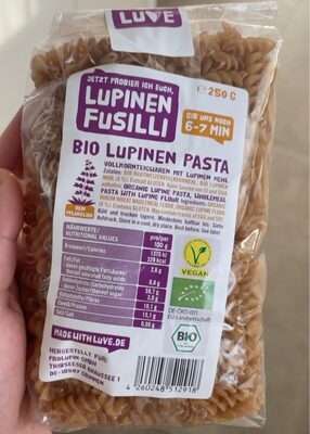 Bio Lupinen Pasta