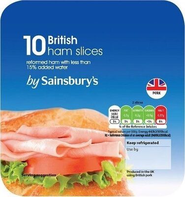British Ham Slices