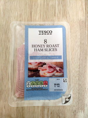Honey roast ham slices