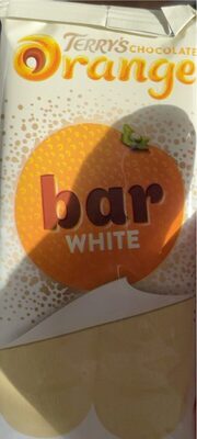 Chocolate orange bar white
