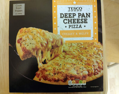 Deep pan cheese pizza
