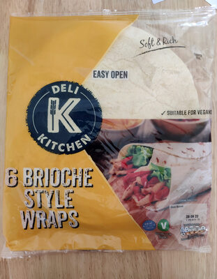 Brioche style wraps