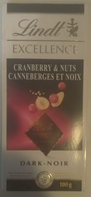 Cranberry & Nuts Dark Lindt Excellence