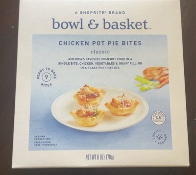 Chicken pot pie bites