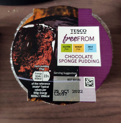 Chocolate sponge pudding