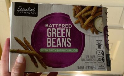 Battered green beans