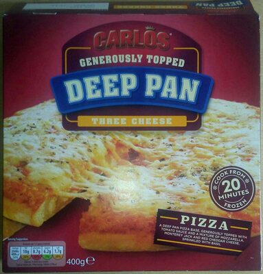 Deep Pan Three Cheese Pizza