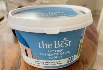 Fat free authentic Greek yoghurt