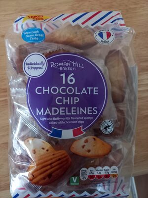 Chocolate chip madeleines