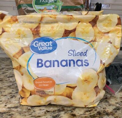 Great Value Sliced Bananas, 16 oz