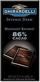 Chocolate intense dark bar