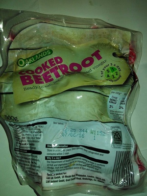 Cooked beetroot